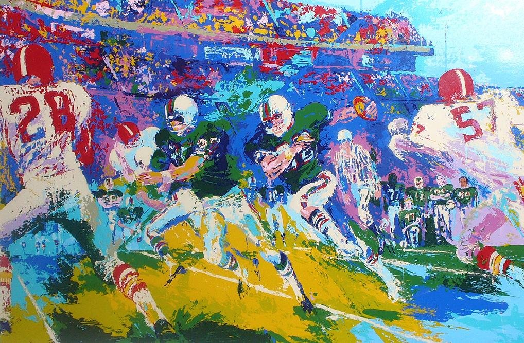 Leroy Neiman Rushing Back